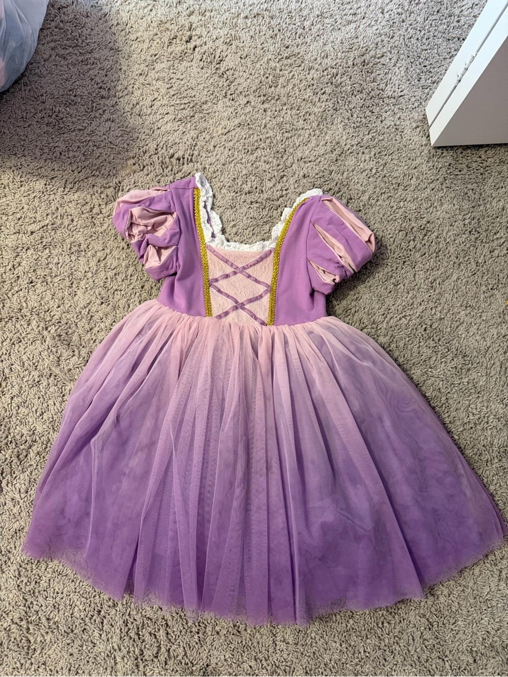 Lavender Princess Tulle Dress Kids Costume